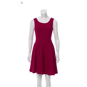 Elegant Sleeveless Maroon Dress